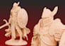 sculpt 3d model, character, toy and action figure for 3d printing and rendering